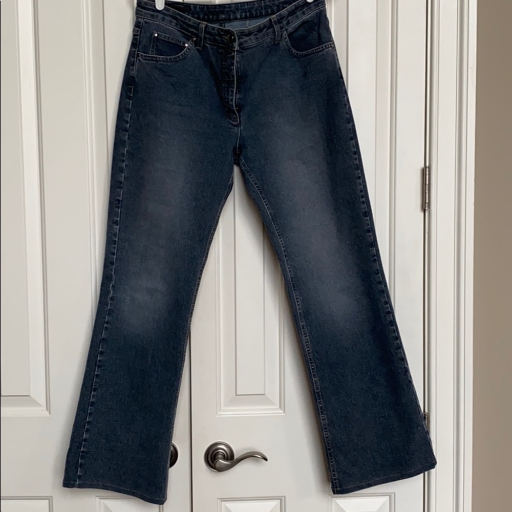 Elie Tahari vintage wide leg denim jeans. Size 12